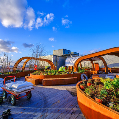 Critical Care Unit Rooftop Garden